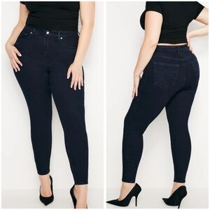 NWT Good American x Calik Denim Always Fits Good Legs Skinny Jeans, Sz 14-18.